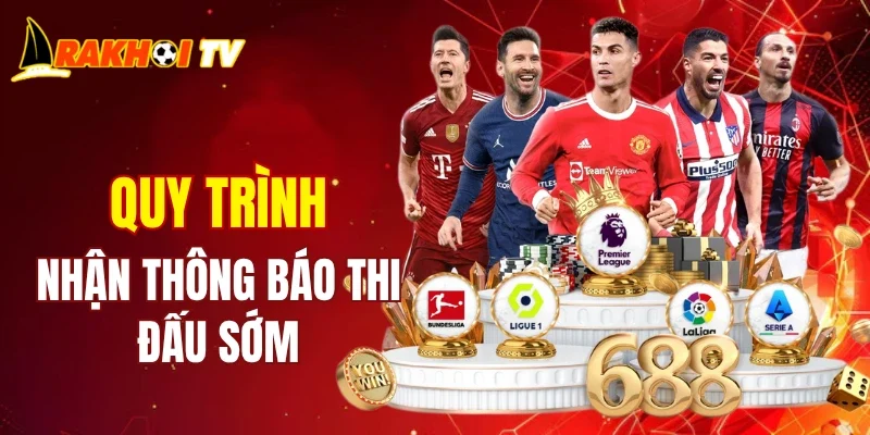 Nhận lịch thông báo thi đấu từ web như thế nào?